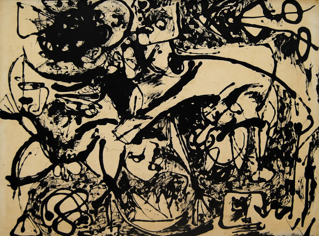 No. 8, Black Flowing, Jackson Pollock